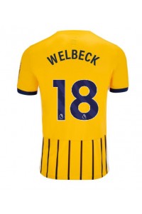 Brighton Danny Welbeck #18 Fotballdrakt Borte Klær 2024-25 Korte ermer